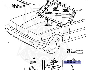 Toyota - Camry - SV11 - 1985 - VX TYPE - 4-DOOR - Manual - 2SELU