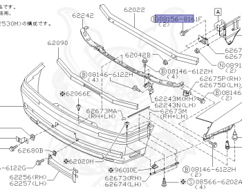 Nissan - Cedric/Gloria - Y34 - 2001 - 250LV - HARDTOP(K) - 4 WHEEL DRIVE(4WD) - AUTOMATIC-FLOOR SHIFT(AT.F4) - RB25DET
