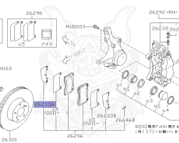 Subaru - Impreza WRX STI - GDB - Jan-2001 - Dec-2002 - STIPRO - Sedan - 4W - 6-speed manual transmission - Right hand - EJ207