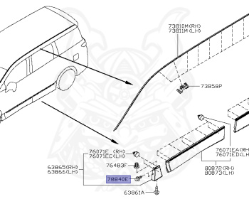 Nissan - Elgrand - E52 - 2011 - HIGHWAYSTAR GRADE - 5 DOOR WAGON(5WAG) - 2 WHEEL DRIVE(2WD) - CVT(CVT) - QR25DE