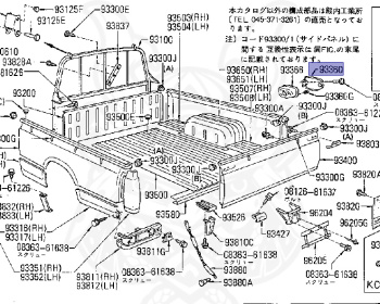 Nissan - Datsun - 720 - 1980 - GL TYPE - KING CAB(KC) - 2 WHEEL DRIVE(2WD) - 4 SPEED T/M COLUMN SHIFT(R4) - L18S