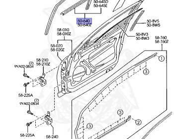 Mazda - RX-8 - SE3P - Feb-2008 - Right hand - 13-MSP