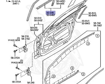 Mazda - RX-8 - SE3P - Feb-2003 - Right hand - 13-MSP