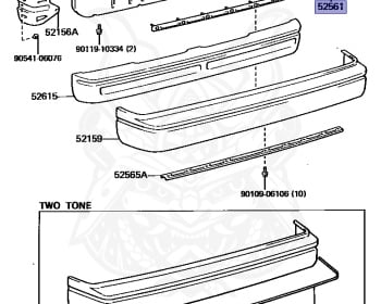 ネーム Genuine MR2 AW11 Exterior OEM parts supplied from Japan - Nengun