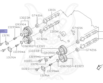 Subaru - Legacy Touring Wagon - BP5 - Jan-2004 - 20GTB - Wagon - 4W - 5-speed automatic transmission - Right hand - EJ20