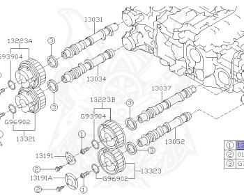 Subaru - Legacy B4 - BM9 - Jan-2010 - Dec-2013 - 25GTEYE - Sedan - 4W - 5-speed automatic transmission - Right hand - BD5