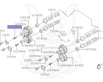 Subaru - Legacy Touring Wagon - BP5 - Jan-2003 - Dec-2004 - 20GT - Wagon - 4W - 5-speed automatic transmission - Right hand - EJ20
