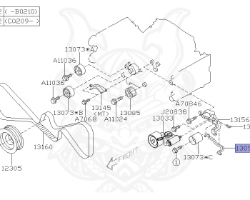 Subaru - Impreza WRX STI - GDB - Jan-2005 - Dec-2006 - S204 - Sedan - 4W - 6-speed manual transmission - Right hand - EJ207