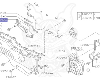 Subaru - Impreza - GD9 - Jan-2000 - Dec-2002 - NA - Sedan - 4W - 5-speed manual transmission - Right hand - 204