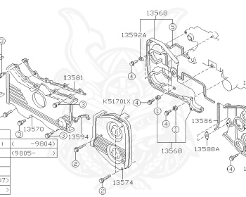 Subaru - Impreza WRX - GC8 - Jan-1992 - Dec-1996 - WRXRA - Sedan - F4WD - Manual Transmission - Right hand - EJ20G