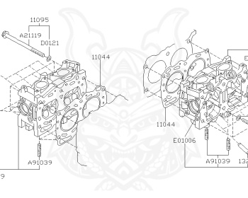 Subaru - Impreza Sports Wagon WRX - GF8 - Jan-1995 - Dec-1996 - GEX - Wagon - F4WD - Manual Transmission - Right hand - EJ20G