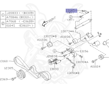 Subaru - Forester - SG5 - Jan-2004 - Dec-2005 - LLBEAN - Wagon - F4WD - Automatic transmission - Right hand - EJ20T