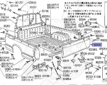 Nissan - Datsun - 720 - 1982 - GL TYPE - KING CAB(KC) - 2 WHEEL DRIVE(2WD) - 4 SPEED T/M COLUMN SHIFT(R4) - Z18S