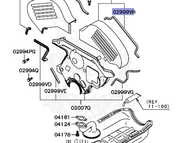 Mitsubishi - GTO - Z15A - 1990 - MJGF - 6G72