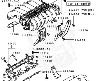 Mitsubishi - Lancer - CB6A - 1991 - PNPM - 6A10