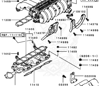 Mitsubishi - GTO - Z15A - 1990 - MJGF9 - 6G72