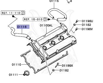 Mitsubishi - GTO - Z15A - 1990 - MJGF - 6G72
