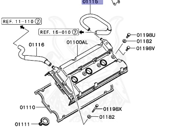 Mitsubishi - GTO - Z15A - 1990 - MJGF - 6G72