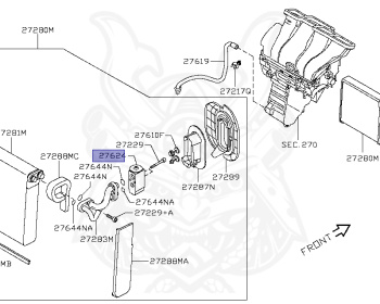 Nissan - X-Trail - T31 - 2011 - X/XTT/GT Grade - WAGON(W) - 2 WHEEL DRIVE(2WD) - CVT(CVT) - MR20DE