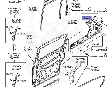 Mazda - MPV - LY3P - Dec-2005 - Right hand - L3-VE