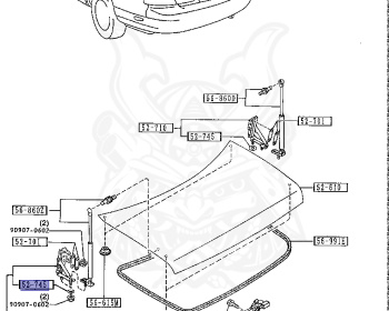 Mazda - Efini MS-9 - HDES - Mar-1991 - Right hand - JE-ZE