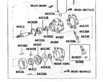 Genuine Chaser JZX105 Engine OEM parts supplied from Japan