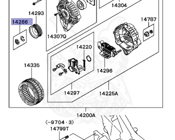 Mitsubishi - Pajero - V25W - 1994 - GNHM - 6G74