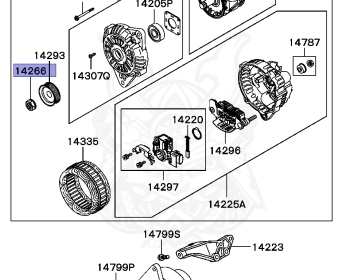 Mitsubishi - Legnum VR-4 - EC5W - 1999 - LNGF3 - 6A13