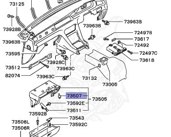 Mitsubishi - Diamante - F25A - 1994 - SRXM2 - 6G73