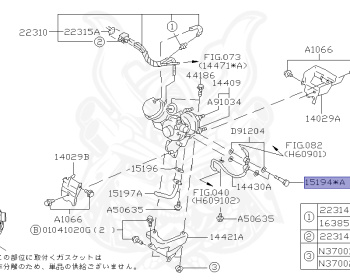 Subaru - Legacy Touring Wagon - BG5 - Jan-1996 - GTB - Wagon - F4WD - Automatic transmission - Right hand - BG5
