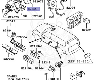 Mitsubishi - Challenger - K99W - 1996 - GYPC - 6G74