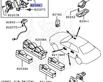 Mitsubishi - Galant - EA7A - 2000 - PRGC6 - 4G94