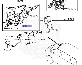 Mitsubishi - Delica - PF8W - 1994 - HSEGF - 4M40