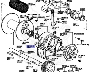 Toyota - Land Cruiser - BJ44V - 1982 - V(MODEL MARK) - Manual - 2B