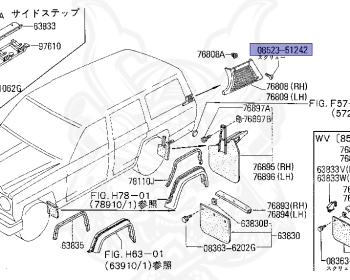 Nissan - Safari - 160 - 1983 - DELUXE TYPE - HARDTOP(K) - 4 SPEED A/T(F4) - SD33