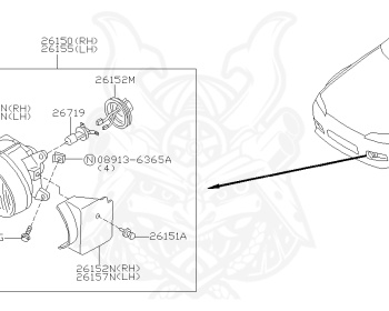 Nissan - Silvia - S15 - 2001 - SEDAN - HARDTOP(K) - AUTOMATIC-FLOOR SHIFT(AT.F4) - TWO WHEELS STEERING(2WS) - SR20DE