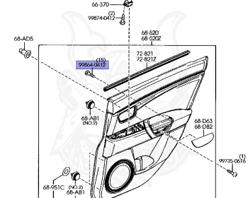 Mazda - Mazdaspeed Axela - BK3P - Sep-2003 - Right hand - L3-VDT