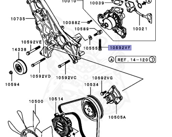 Mitsubishi - Pajero - V25W - 1992 - GRXM1 - 6G74