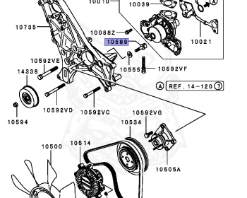 Mitsubishi - Pajero - V25W - 1997 - GNHM - 6G74