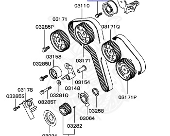 Mitsubishi - Legnum VR-4 - EC5W - 1996 - LYGF1 - 6A13