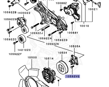Mitsubishi - Pajero - V77W - 1999 - LYHVQ1 - 6G75