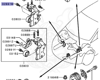 Mitsubishi - Grandis - NA4W - 2003 - LRGYZ1 - 4G69