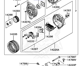 Mitsubishi - Diamante - F25A - 1994 - TRXM2 - 6G73