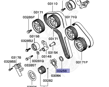 Mitsubishi - Legnum VR-4 - EC5W - 1999 - LYGF3 - 6A13