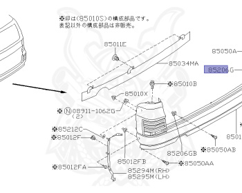 Nissan - Elgrand - E50 - 2000 - HIGHWAYSTAR GRADE - HARDTOP(K) - 2 WHEEL DRIVE(2WD) - AUTOMATIC TRANSMISSION(AT) - VQ35DE