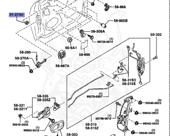 Mazda - Lantis - CBAEP - Jun-1996 - Right hand - KF-ZE