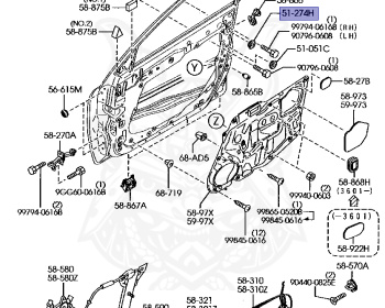Mazda - Atenza - GGEP - Mar-2002 - Right hand - LF-DE