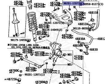 Toyota - Mark 2 - JZX91 - 1996 - GRANDE G TYPEGRANDE G FOUR TYPE - Automatic - 2JZGE
