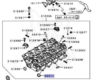 Mitsubishi - Eclipse - D22A - 1994 - MRHMLFJ - 4G63