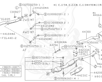 Subaru - Impreza WRX - GC8 - Jan-1996 - Dec-1998 - HX2S - Sedan - F4WD - Automatic transmission - Right hand - EJ20G